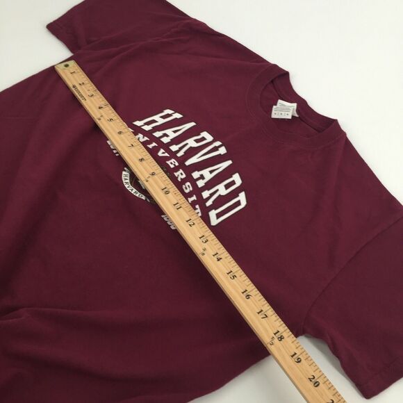 Harvard University Graphic Print Short Sleeve T-Shirt Size Medium Womens Top M - Picture 5 of 6